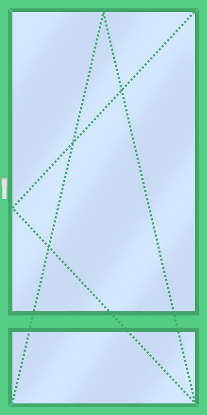 Classic - Balkontür mit Verstärkung - Dreh-Kipp