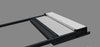 Automatische zonwering 3,06m x 2,5m mat antraciet