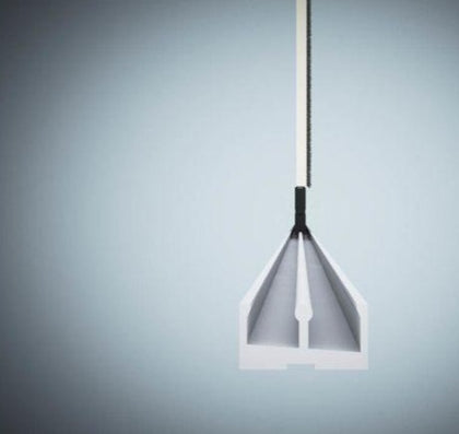 Glazen schuifwand - 1 railsysteem mat crème van 1960 mm breed met een totale hoogte van 2700 mm